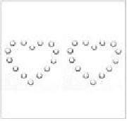 Double Heart -  Clear Crystals