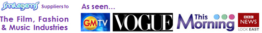 As seen on TV, GMTV, This Morning, Vogue, BBC News